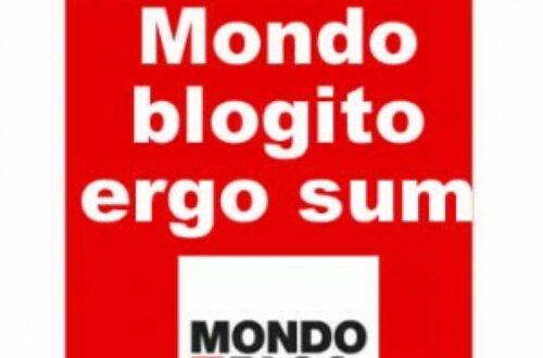 Article : Mondoblogito ergo sum *