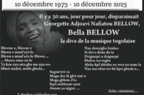 Article : Bella Bellow…pour tes 50 ans